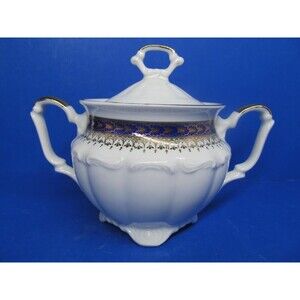 Southington Fine China By Baum  MT Cobalt Covered Dish